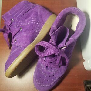 ISABEL MARANT BOBBY SUEDE SNEAKERS 39 - us size 9